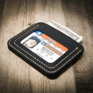 Mansfield Minimalist Wallet with reinforced stitching and finished edges