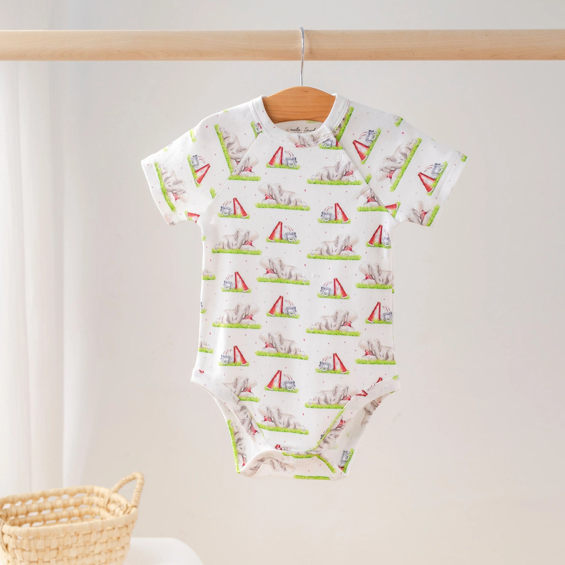 Mascot Mania in Alabama Organic Cotton Onesie Nola Tawk