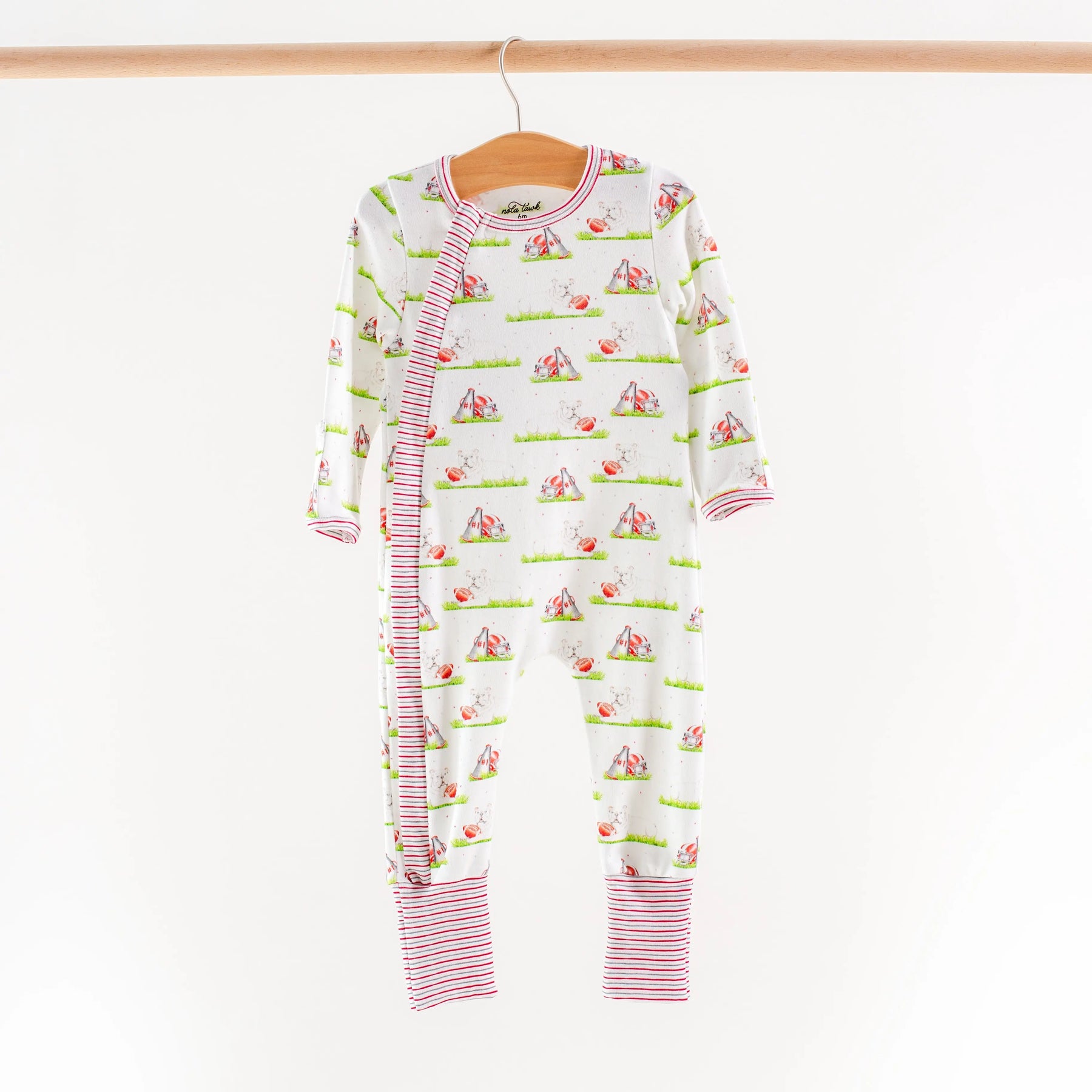 Mascot Mania in Georgia Organic Cotton Kids Pajamas Nola Tawk