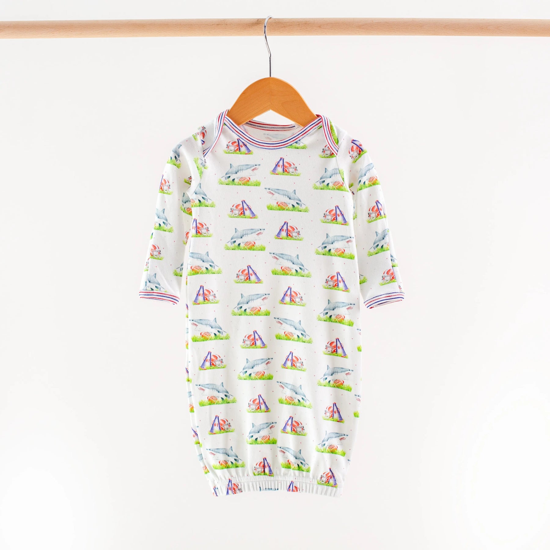 Mascot Mania in Ole Miss Organic Cotton Kids Pajamas Nola Tawk