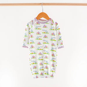 Mascot Mania in Ole Miss Organic Cotton Kids Pajamas Nola Tawk