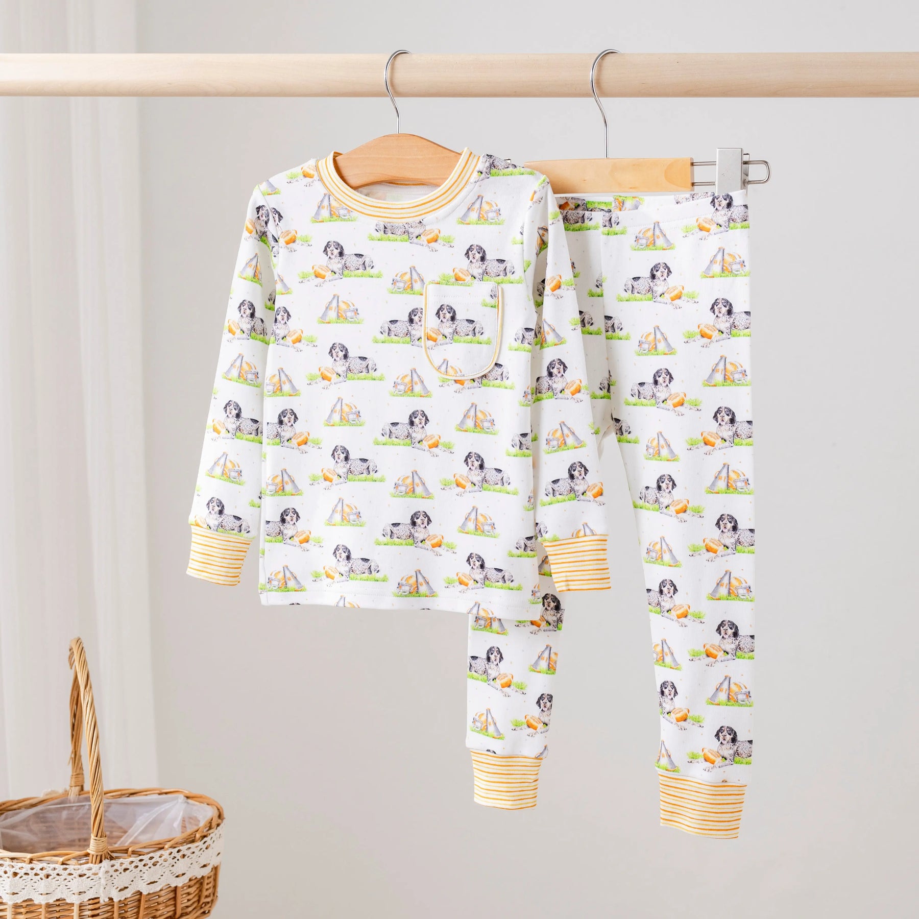 Mascot Mania in Tennessee Organic Cotton Kids Pajamas Nola Tawk