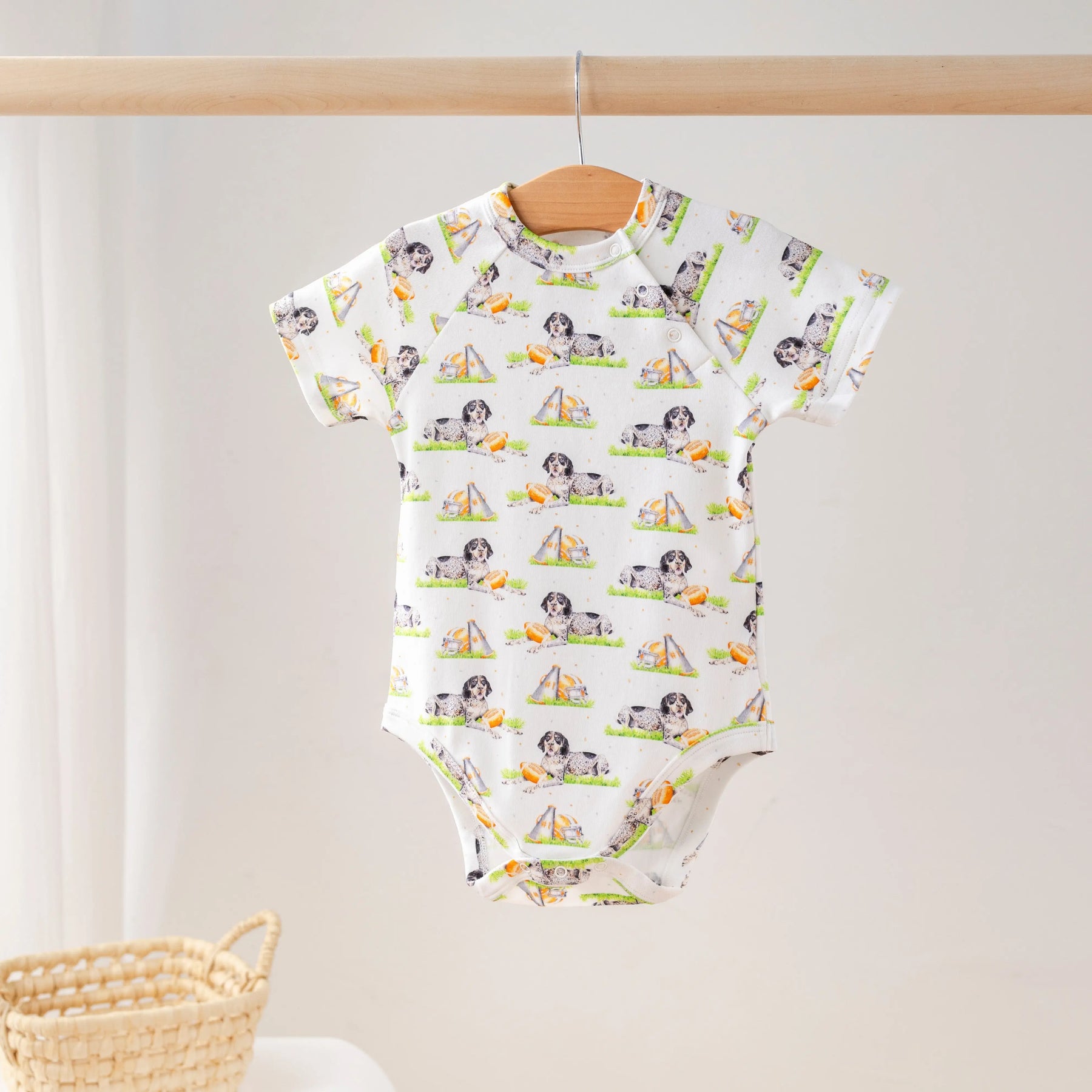 Mascot Mania in Tennessee Organic Cotton Onesie Nola Tawk