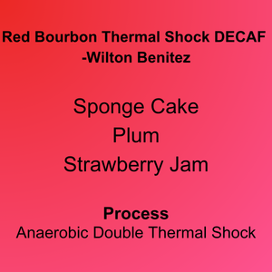 Wilton Benitez Double Thermal Shock Red Bourbon DECAF