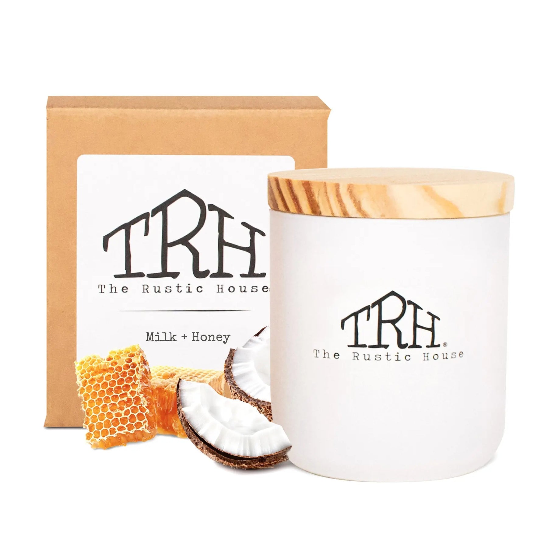 Milk + Honey Candle The Rustic House