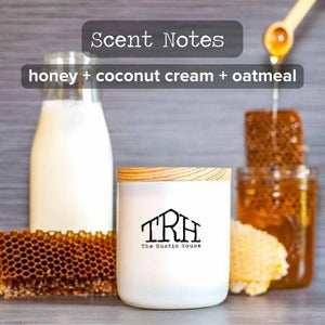 Milk + Honey Candle The Rustic House