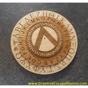 Mini Spartan Cipher Wheel for Escape Rooms by Creative Escape Rooms, Southern lifestyle apparel detail photo 3