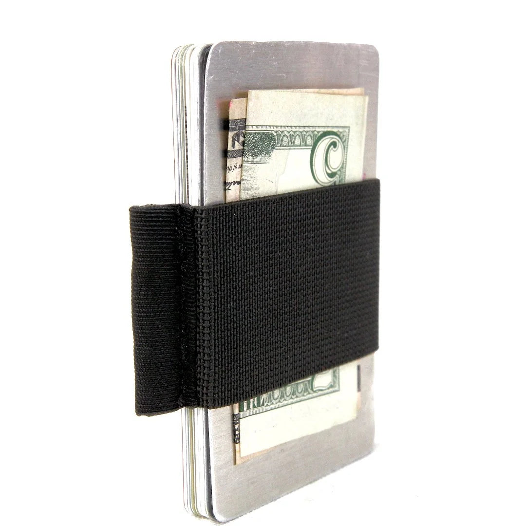 Minimalist Elastic Card Band Wallet by Recycled Firefighter, paper gift detail photo 5