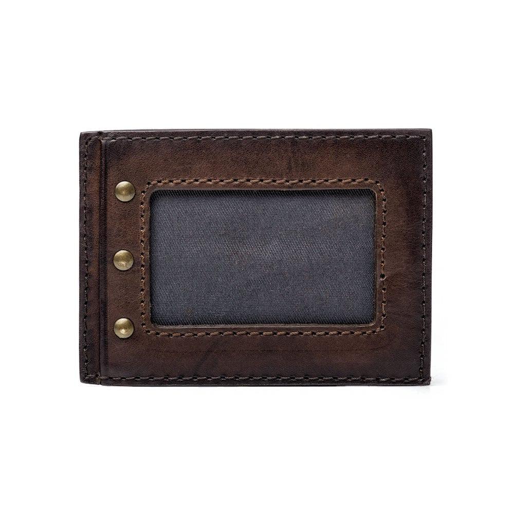 Benjamin Leather Front Pocket Wallet by Mission Mercantile Leather Goods, Southern food gift detail photo 2