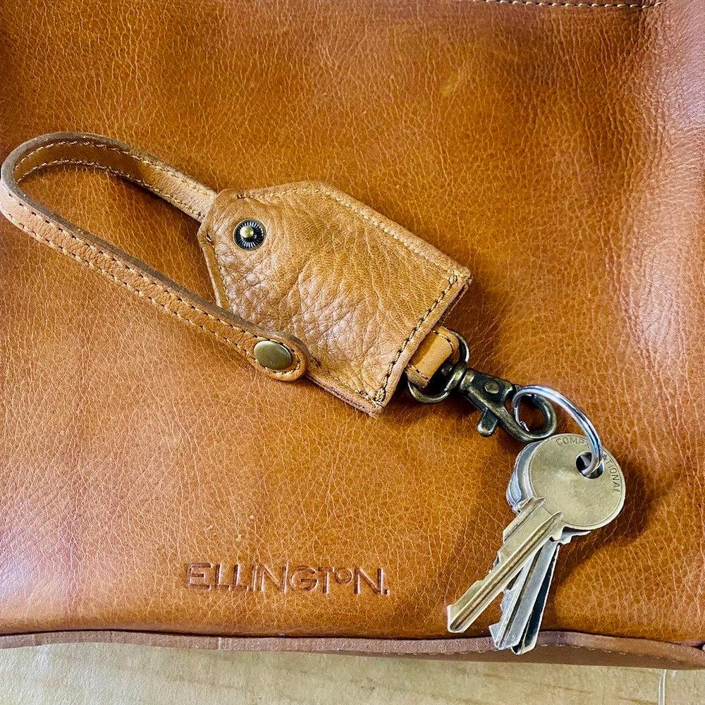 Ellington Leather Key Strap by Mission Mercantile Leather Goods, handmade leather goods main product photo