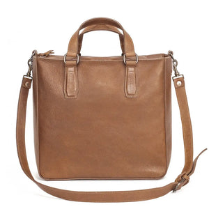 Ellington Leather Market Tote by Mission Mercantile Leather Goods, handmade leather goods detail photo 3