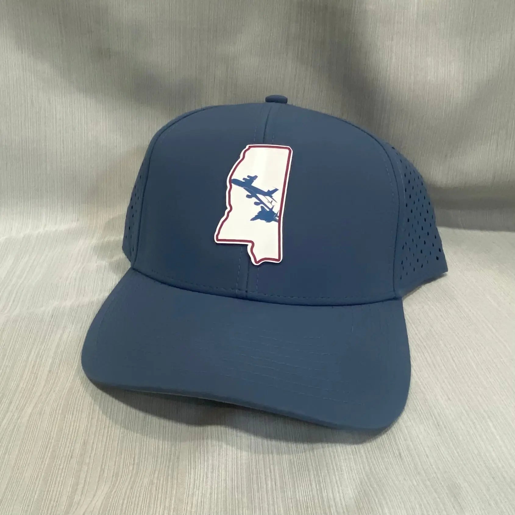 Mississippi Air Refueler Patch Hat by Poor Hog Customs, Southern lifestyle apparel main product photo