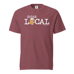 Mississippi Beer Mug Tee - Drink Local - COMFORT COLORS BRAND TEE Drink Beer Gear