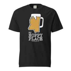 Mississippi Beer Mug Tee - My Hoppy Place - COMFORT COLORS BRAND TEE Drink Beer Gear