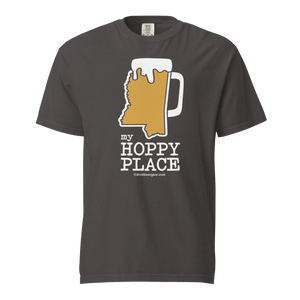 Mississippi Beer Mug Tee - My Hoppy Place - COMFORT COLORS BRAND TEE Drink Beer Gear
