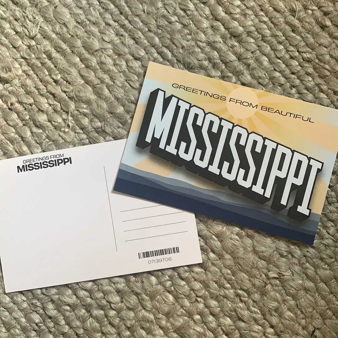 Mississippi Postcard by Crooked Letter, paper gift detail photo 2