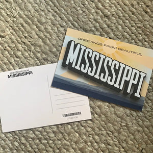 Mississippi Postcard by Crooked Letter, paper gift detail photo 2