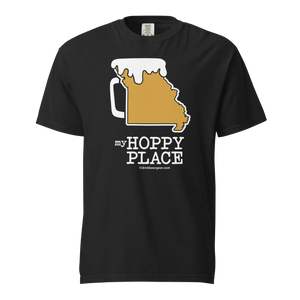Missouri Beer Mug Tee - My Hoppy Place - COMFORT COLORS BRAND TEE Drink Beer Gear