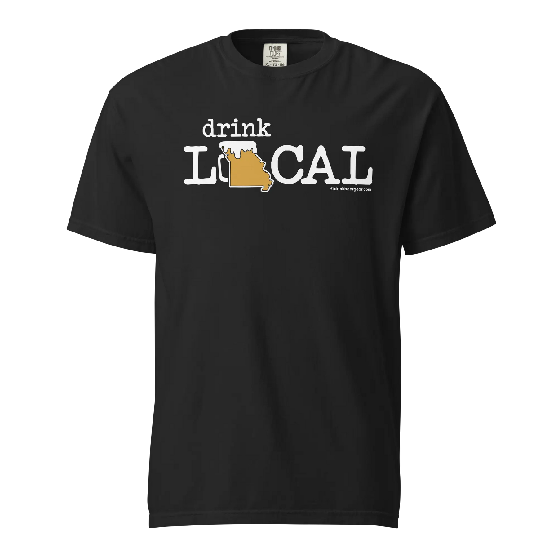 Missouri Beer Mug Tee – Drink Local - COMFORT COLORS BRAND TEE Drink Beer Gear
