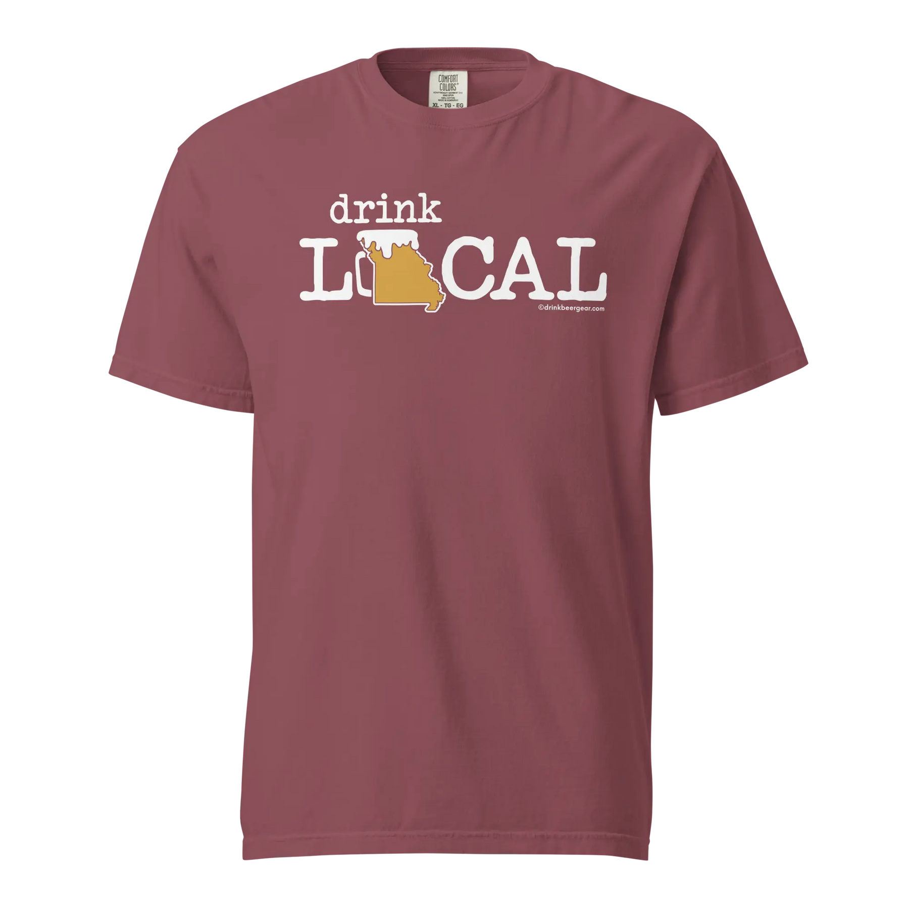 Missouri Beer Mug Tee – Drink Local - COMFORT COLORS BRAND TEE Drink Beer Gear