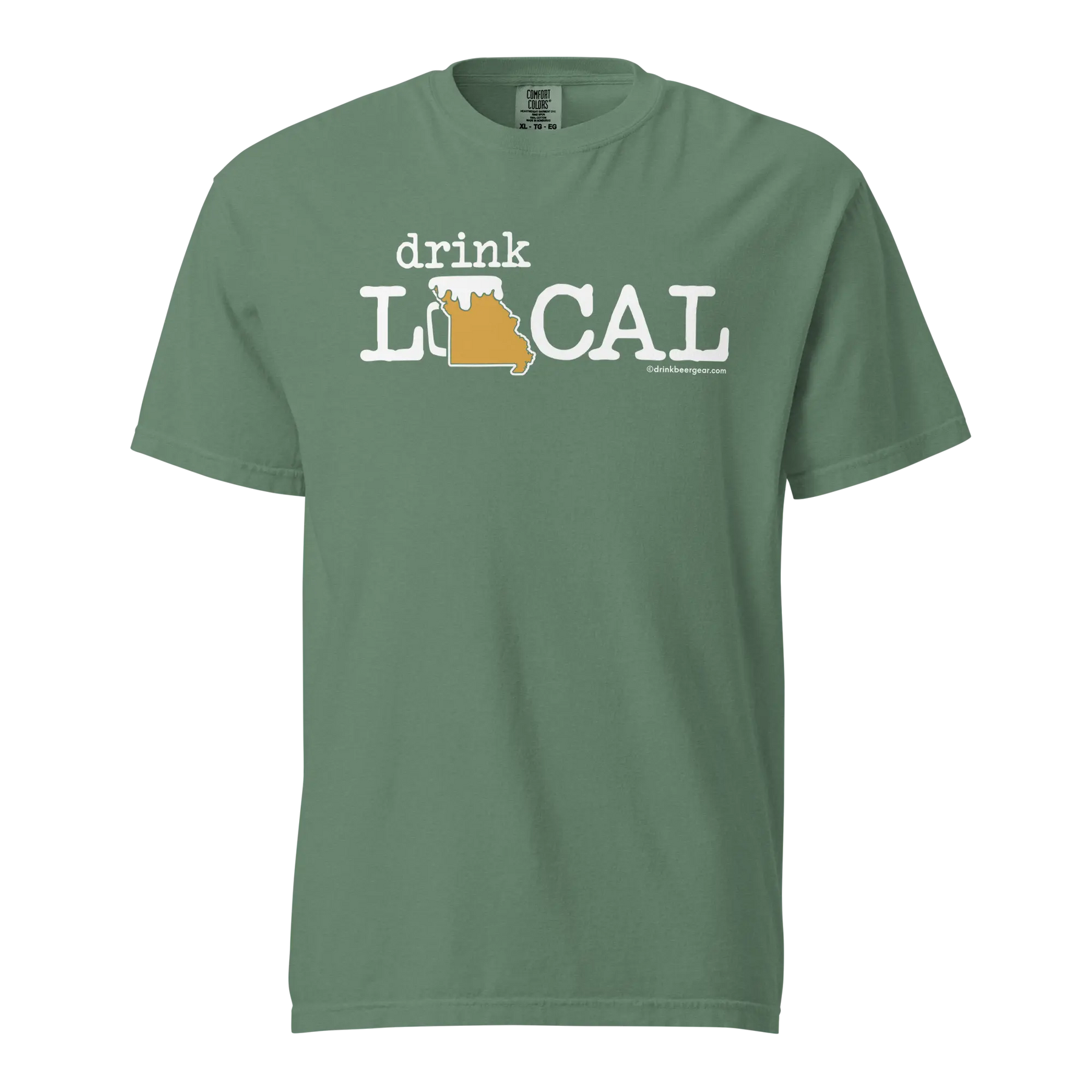 Missouri Beer Mug Tee – Drink Local - COMFORT COLORS BRAND TEE Drink Beer Gear