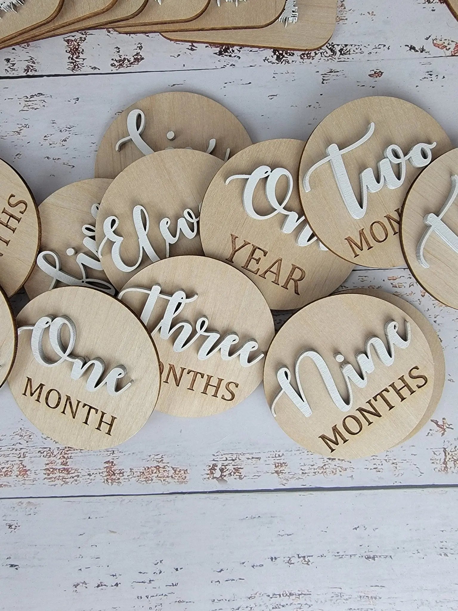 Monthly Wooden Milestone Photo Prop by EverLee Creations, Southern home decor detail photo 4