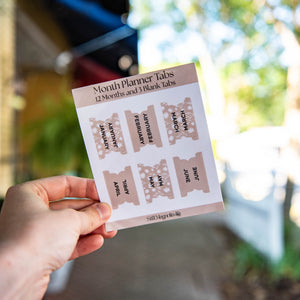 Daisy Daydream Planner Tabs  - Sticker Sheet
