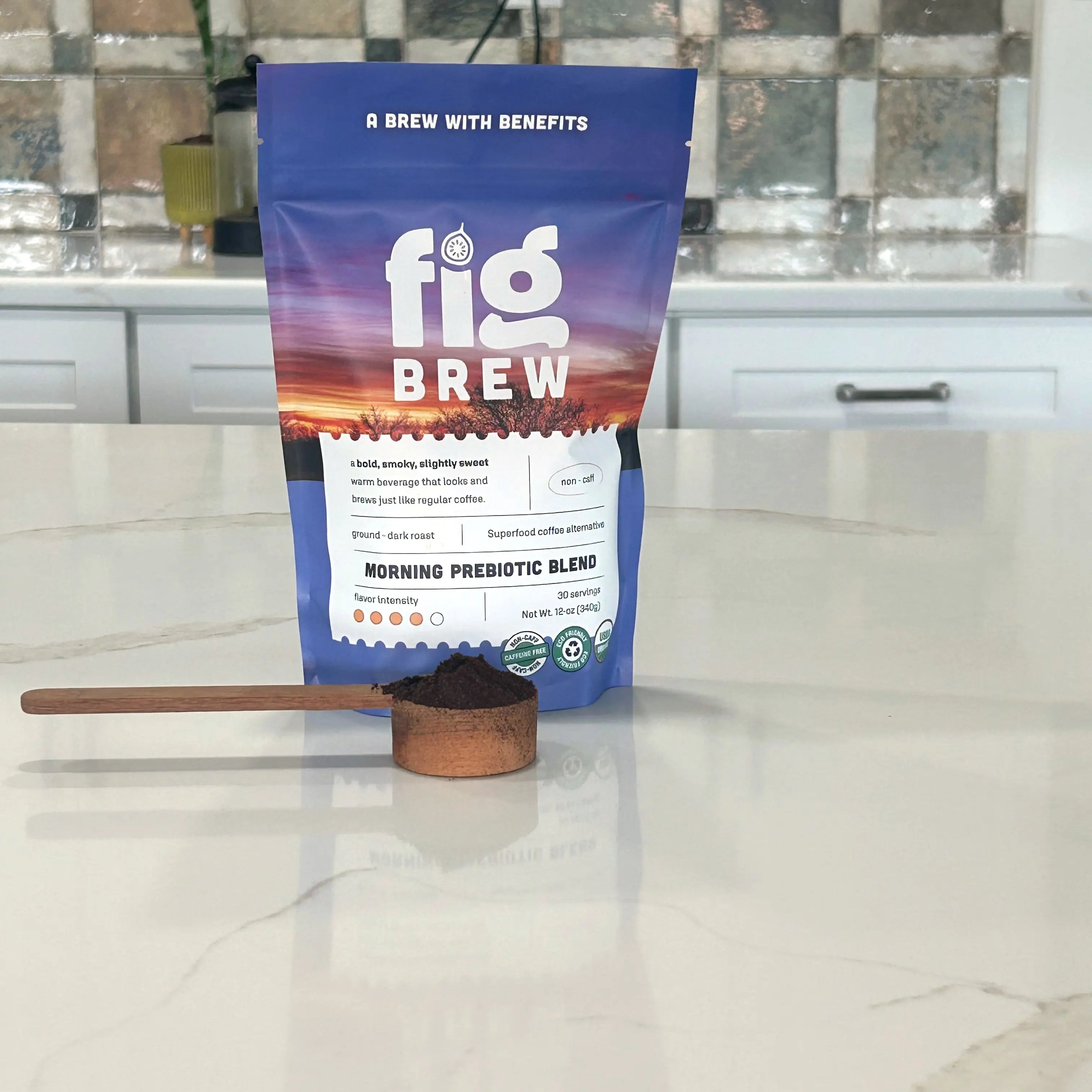 Morning Prebiotic Blend 30 Serving Bag by FigBrewLLC, Southern food gift detail photo 2