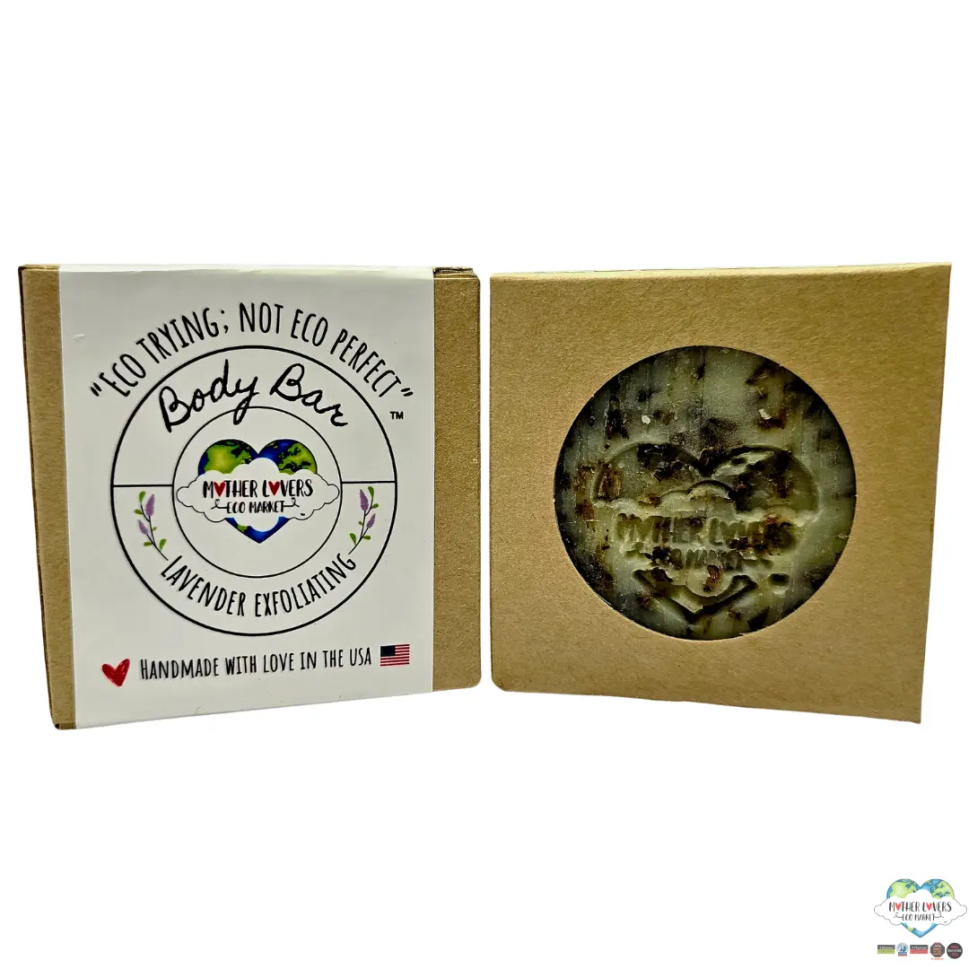 Mother Lovin Lavender Body Bar Soap by Mother Lovers Eco Market, natural skincare main product photo