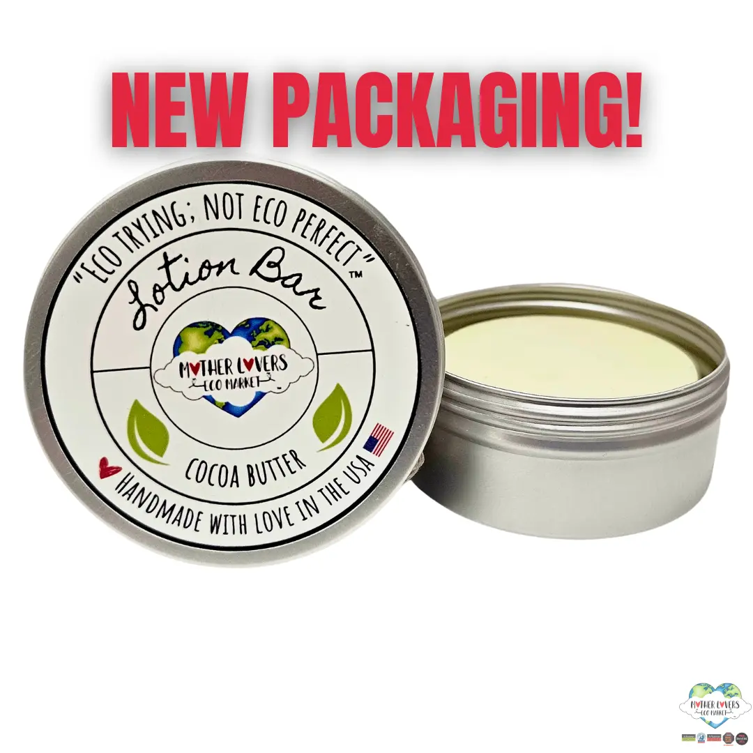 Mother Lovin Cocoa Butter Lotion Bar by Mother Lovers Eco Market, natural skincare main product photo