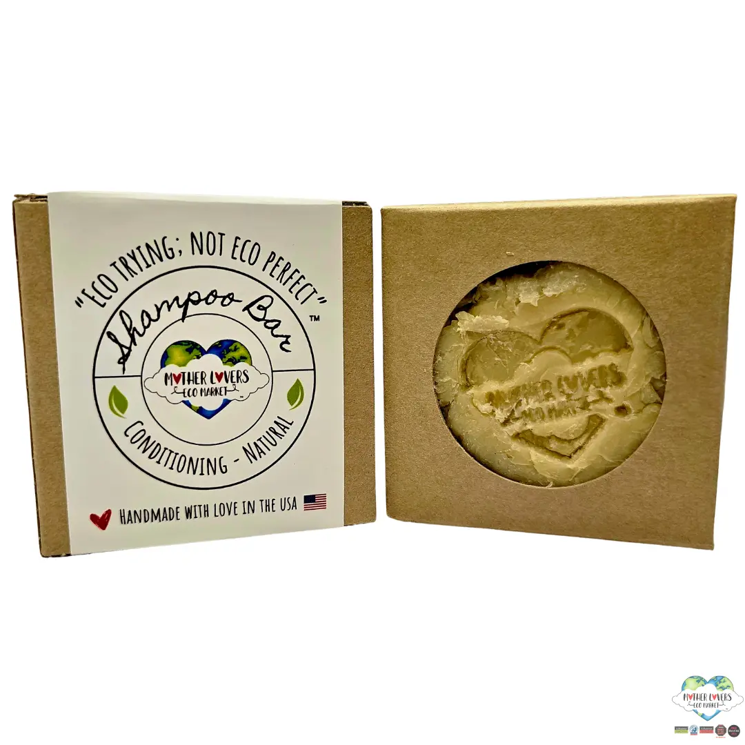 Mother Lovin Solid Hair and Beard Bar by Mother Lovers Eco Market, natural skincare main product photo