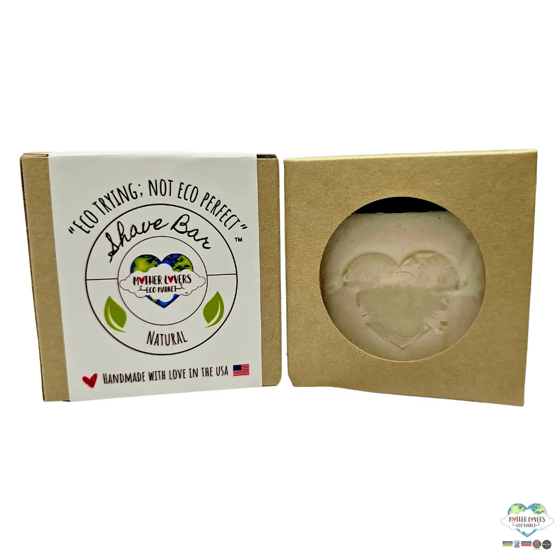 Mother Lovin Shave Soap Bar by Mother Lovers Eco Market, natural skincare main product photo