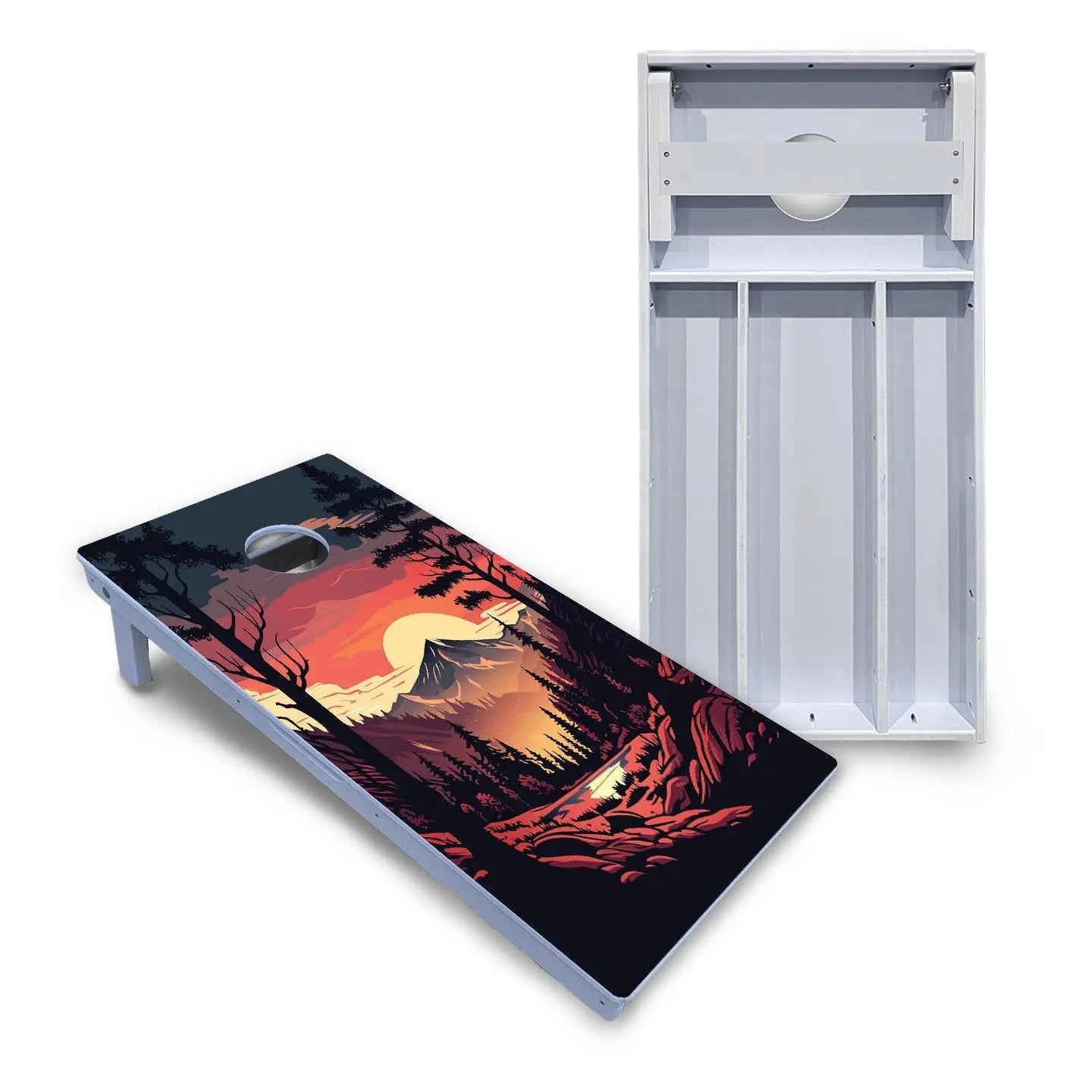 Mountain Sunset Cornhole Boards - All Weather Series Cornhole Solutions