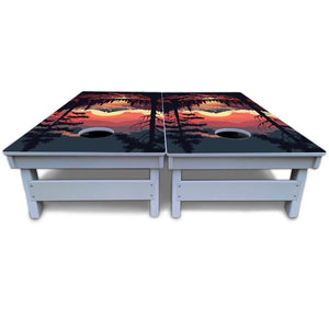 Mountain Sunset Cornhole Boards - All Weather Series Cornhole Solutions