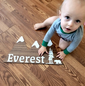 Mountains Personalized sign EverLee Creations