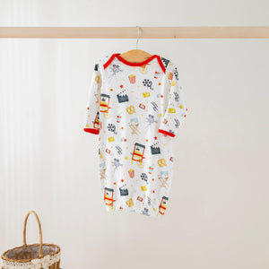 Movie Night Organic Cotton Pajamas by Nola Tawk, Southern food gift detail photo 3
