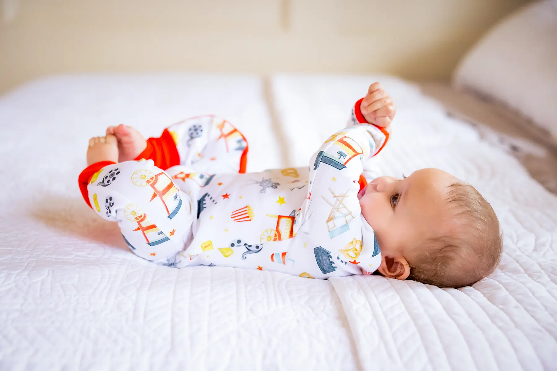Movie Night Organic Cotton Pajamas by Nola Tawk, Southern food gift detail photo 5