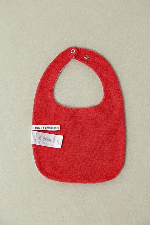My First Crawfish Boil Organic Cotton Baby Bib by Nola Tawk, natural skincare detail photo 2