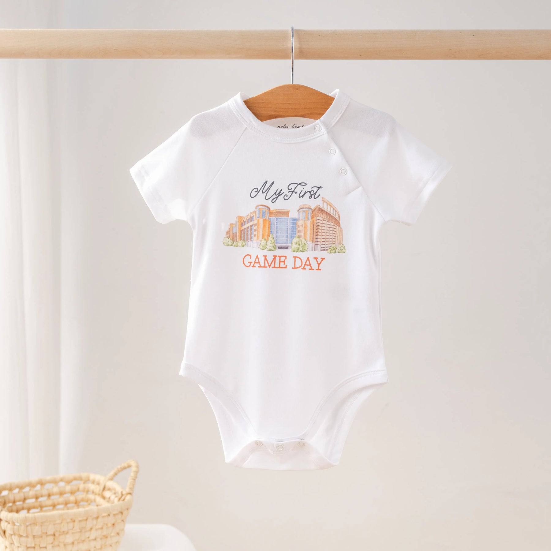 My First Game Day - Texas Organic Cotton Onesie Nola Tawk