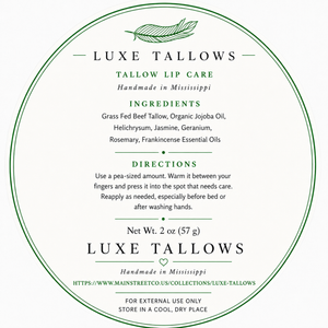 My bofix in a jar ingredient label.