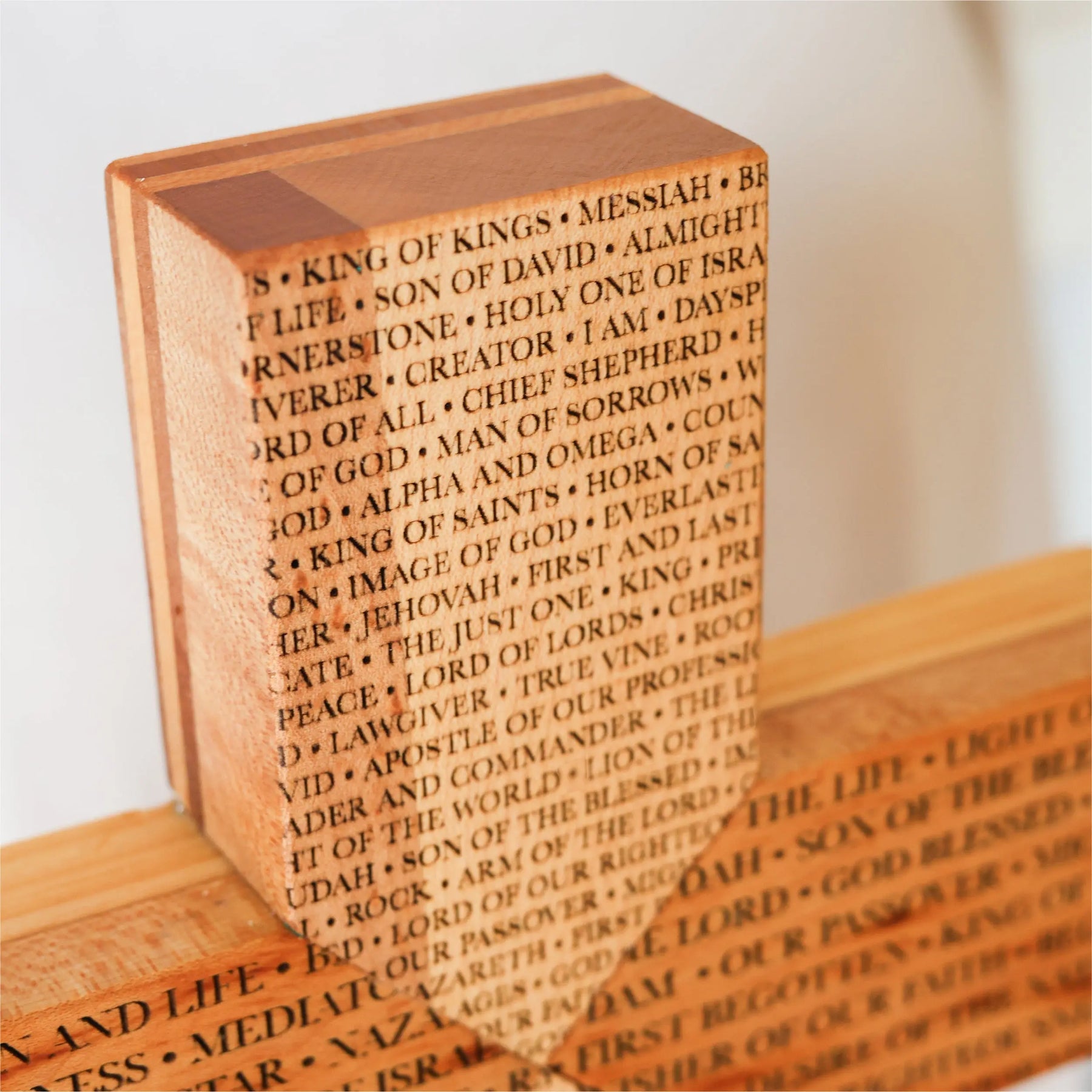 Names of the Savior Cross Dennehey Design Co.