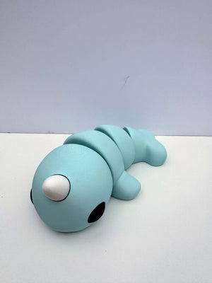 Narwhal Fidget Toy - 3D Printed Sensory Toy. Mushroom Lady Co. Flexible, Cute Narwhal for Stress Relief & Focus.