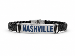 Bracelet with 'NASHVILLE' on a white background