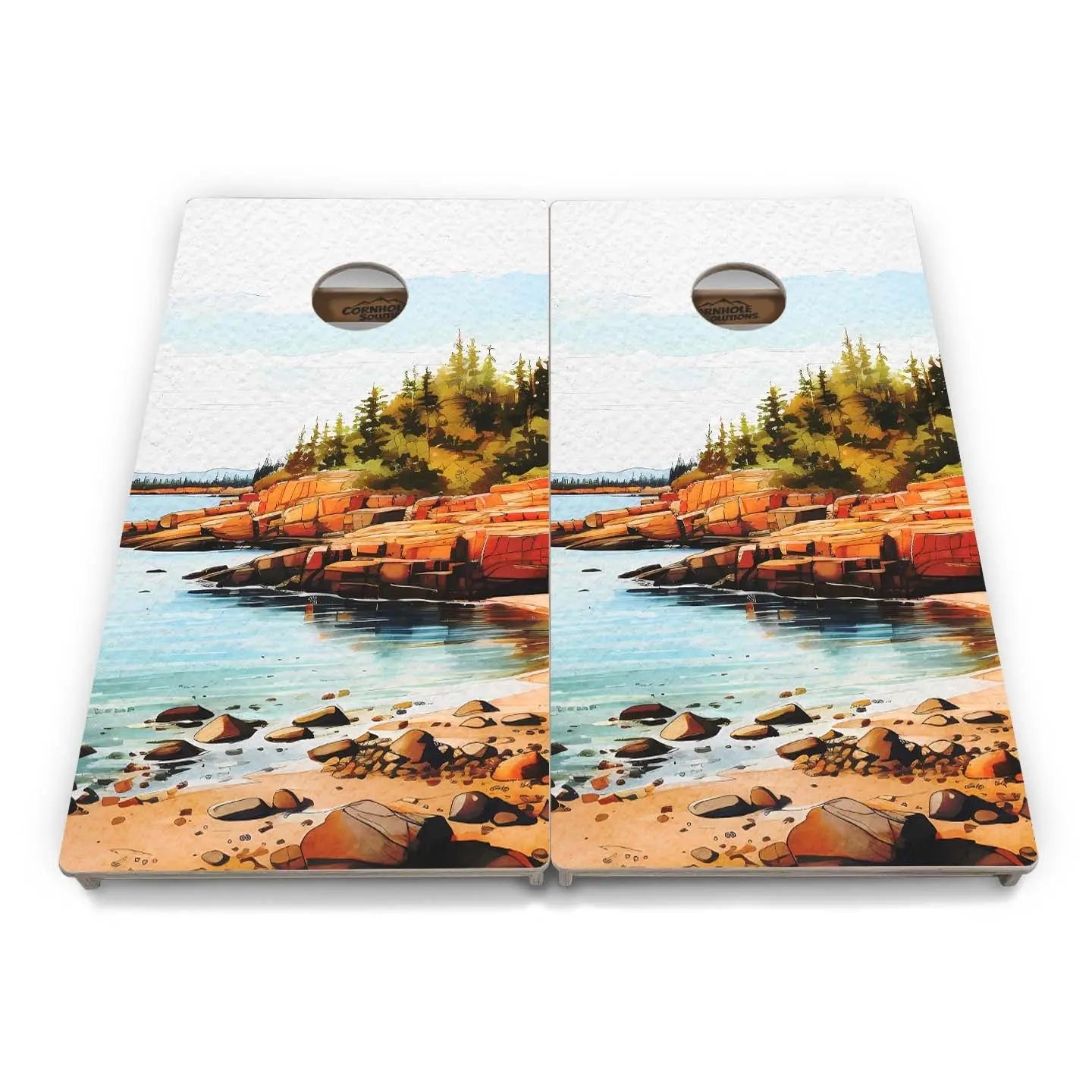 National Parks Cornhole Boards - Professional Tournament Series (10 options) by Cornhole Solutions, custom cornhole board detail photo 6