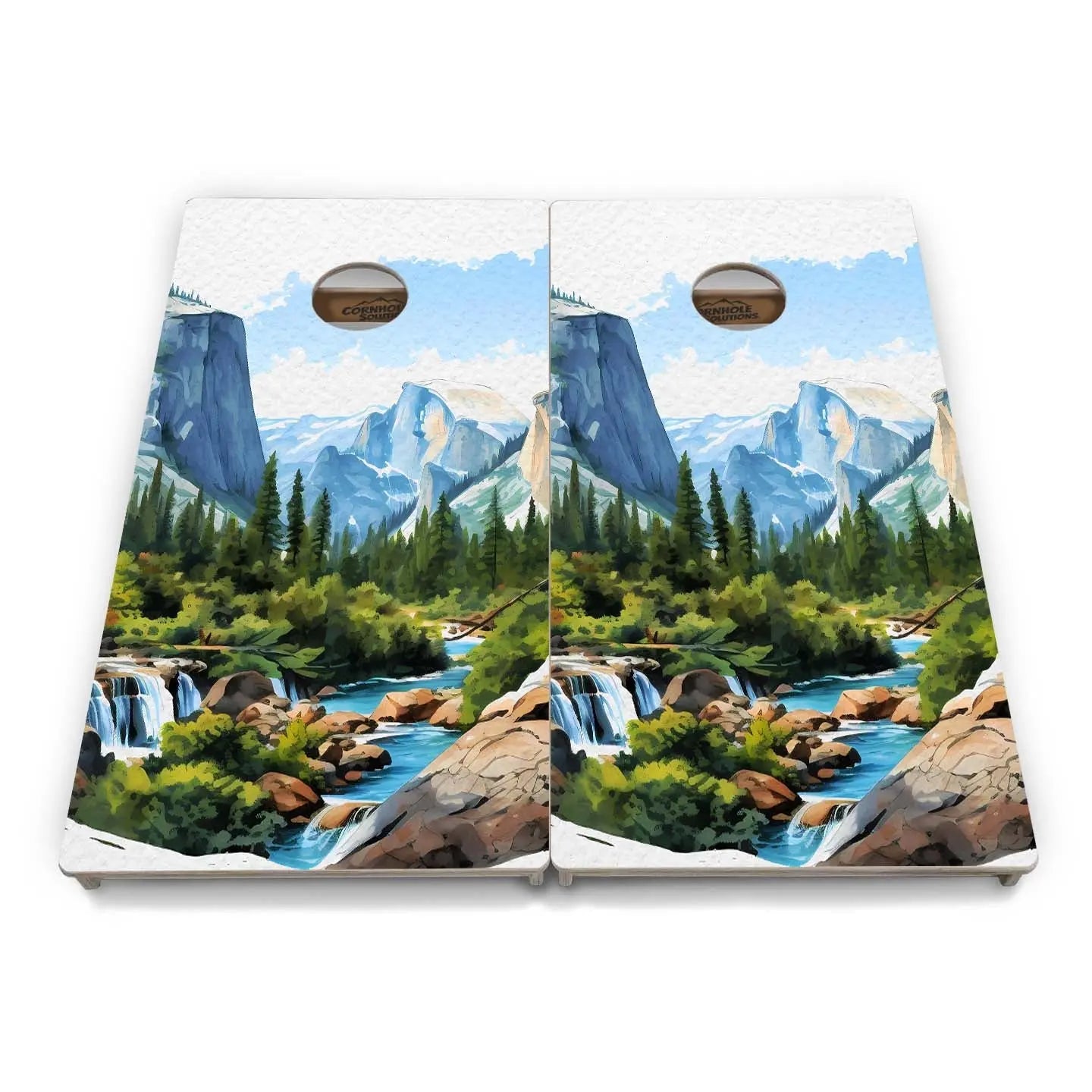 National Parks Cornhole Boards - Professional Tournament Series (10 options) by Cornhole Solutions, custom cornhole board detail photo 14