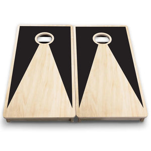 Natural Keyhole - Mini or Vacation Size Cornhole Boards by Cornhole Solutions, custom cornhole board detail photo 7