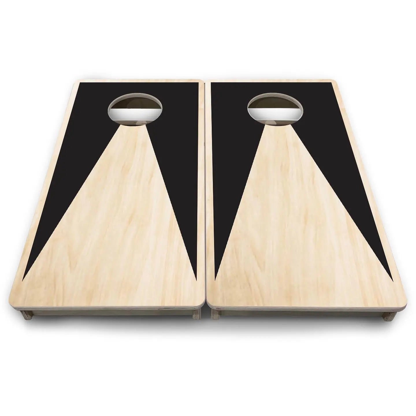 Natural Keyhole - Mini or Vacation Size Cornhole Boards by Cornhole Solutions, custom cornhole board detail photo 9