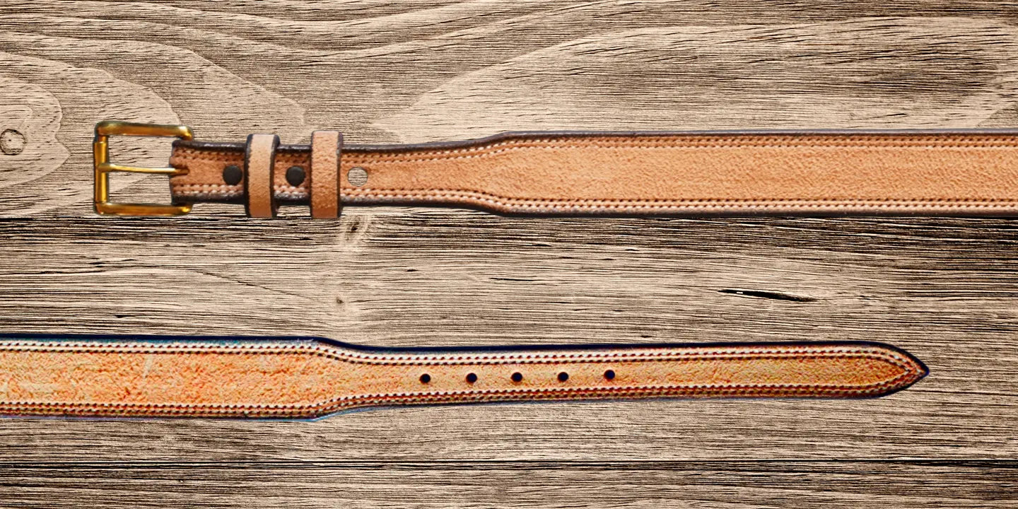 Natural Roughout Tapered by Texas Saddlery, scented candle detail photo 2