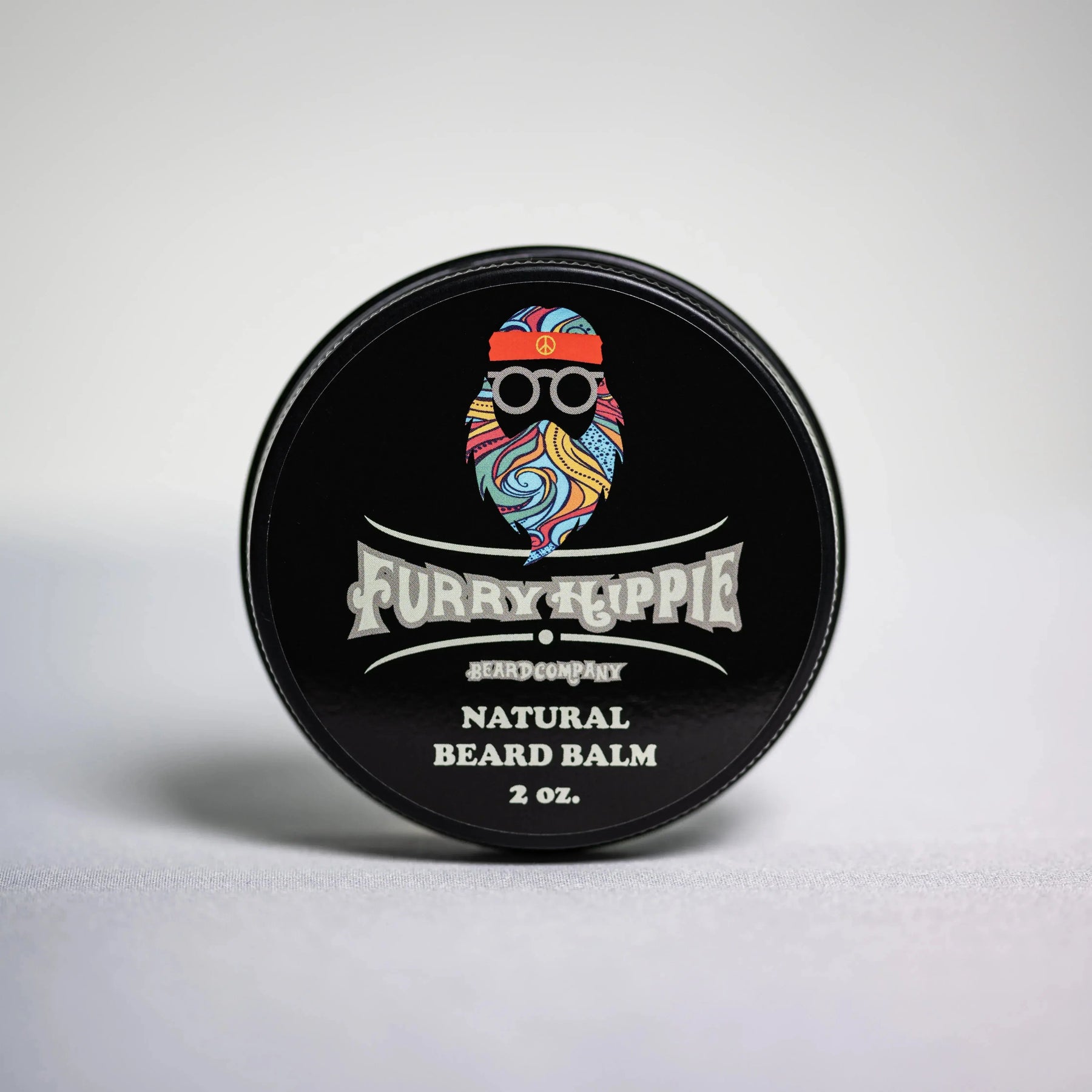 Natural | Unscented Beard Balm by Furry Hippie Beard Company, scented candle main product photo