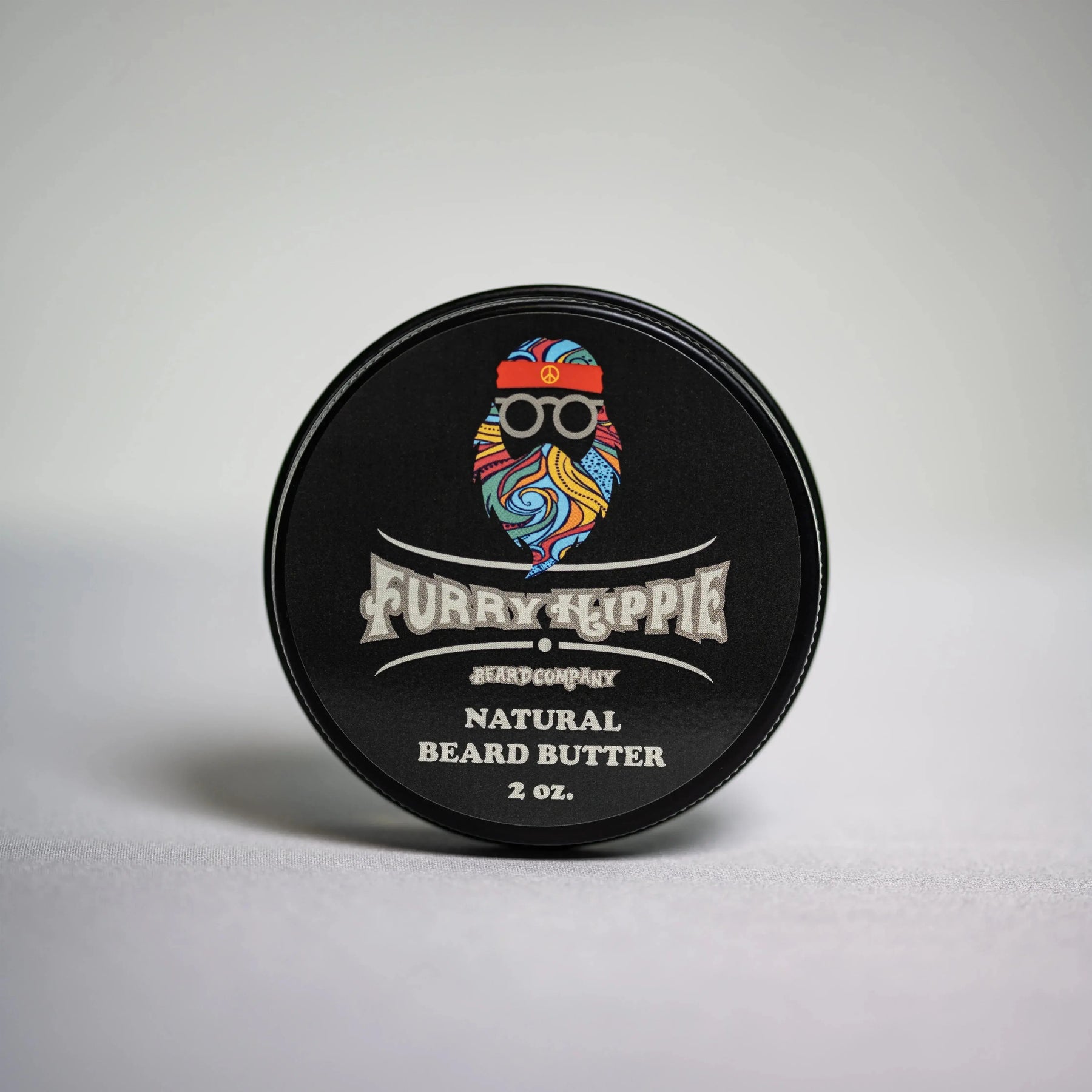 Natural unscented beard butter by Furry Hippie Beard Company